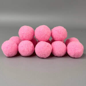 Помпон велюровый 3 см - розовый