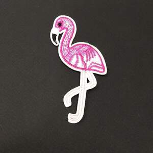 Термонаклейка Фламинго 6 1 шт, 4,5х10 см Термонаклейка Фламинго 6 1 шт, 4,5х10 см