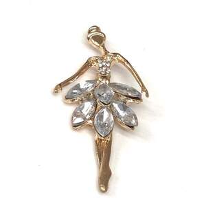 Брошь Балерина металл - золото Брошь Балерина металл - золото