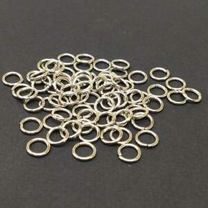 Колечко соединительное, одинарное 7 мм, цвет Сталь - 10г/уп Колечко соединительное, одинарное 7 мм, цвет Сталь - 10г/уп