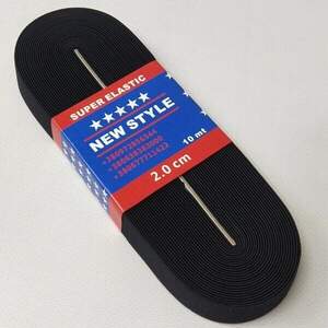 Резинка турецкая NewStyle 2см Черная