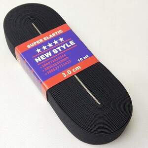 Резинка турецкая NewStyle 3см Черная