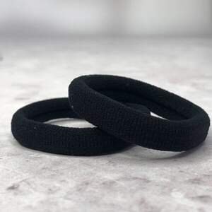 18 шт - Набор резинок в футляре бесшовные 4см - Черный 18 шт - Набор резинок в футляре бесшовные 4см - Черный