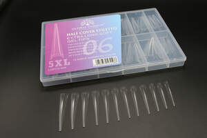 Гелевые типсы 5XL экстрадлинные, Шпилька 06, 120 шт
