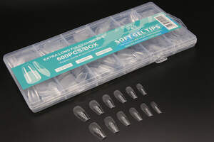 Гелевые типсы для наращивания ногтей, 600 шт. Гелевые типсы для наращивания ногтей, 600 шт.