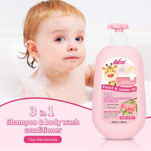 Детский шампунь 3в1 с персиком и маслом жожоба Nary PeachJojoba Oil, 1000мл Детский шампунь 3в1 с персиком и маслом жожоба Nary PeachJojoba Oil, 1000мл