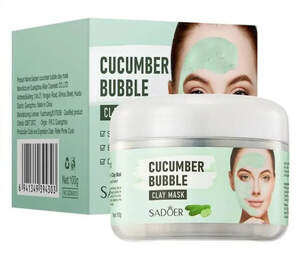 Кислородная пузырьковая маска с экстрактом огурца Sadoer, 100g Кислородная пузырьковая маска с экстрактом огурца Sadoer, 100g