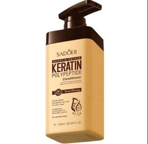 Кондиционер для волос с кератином и полипептидами Sadoer, 750мл Кондиционер для волос с кератином и полипептидами Sadoer, 750мл