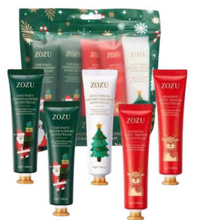 Новогодний подарочный набор кремов для рук Christmas Zozu, 5х30мл