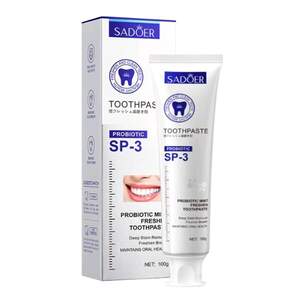 Освежающая зубная паста с пробиотиками Sadoer Probiotic Mint Freshen Toothpaste, 100г Освежающая зубная паста с пробиотиками Sadoer Probiotic Mint Freshen Toothpaste, 100г