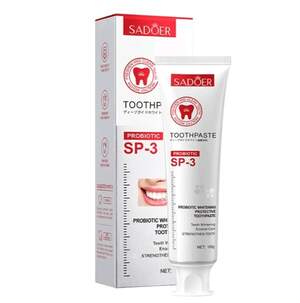 Освежающая зубная паста с пробиотиками Sadoer Probiotic Whitening Toothpaste, 100г Освежающая зубная паста с пробиотиками Sadoer Probiotic Whitening Toothpaste, 100г
