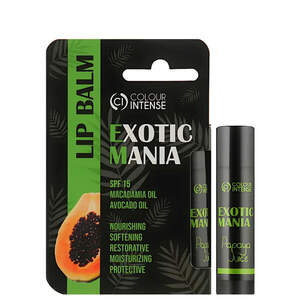 Увлажняющий бальзам для губ Colour Intense Exotic Mania с ароматом папайи, 5г