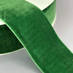 Бархатная лента декоративная 4 см 20 м - 8585