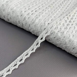 Кружево льняное 1,1см - Белый (М5054-16)