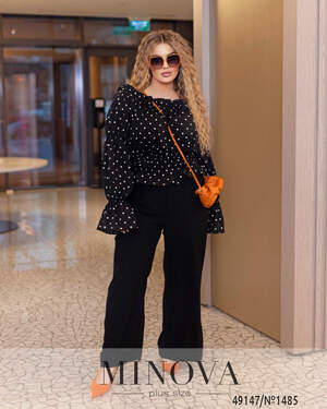 Костюм №1485-чорний