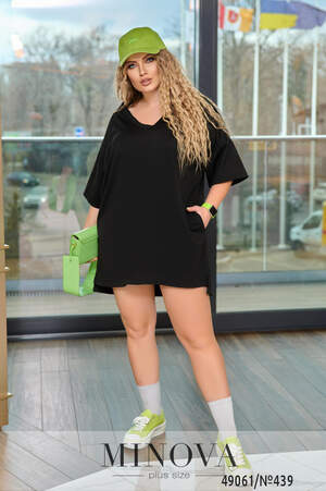 Футболка №439-чорний