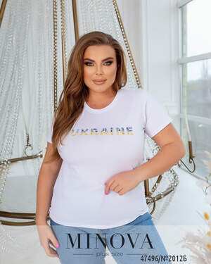 Футболка Україна №2012Б-білий