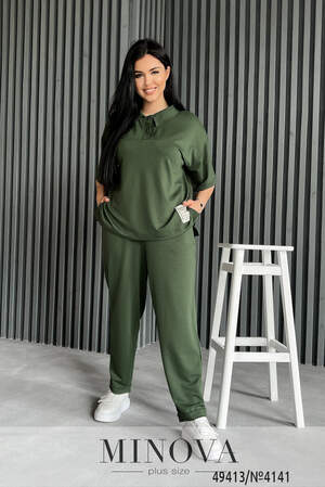 Спортивний костюм №4141-хакі