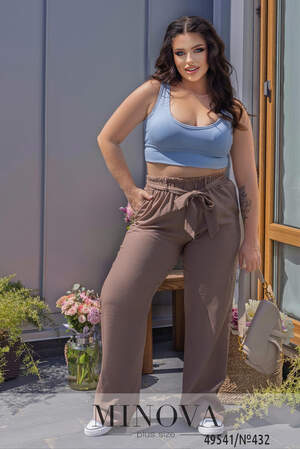 Брюки №432-капучино