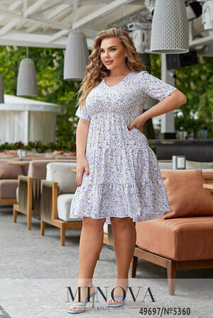 Сукня №5360-білий