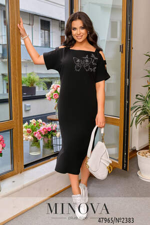 Сукня №2383-чорний