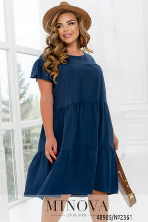 Сукня №2361-синій