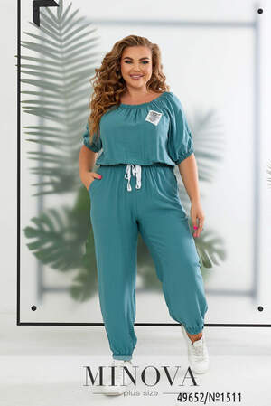 Комбінезон №1511-оливка Комбінезон №1511-оливка