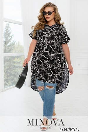 Сорочка №246-чорний Сорочка №246-чорний