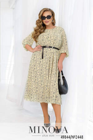 Сукня №2448-кремовий
