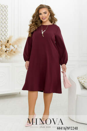 Сукня №2240-бордо