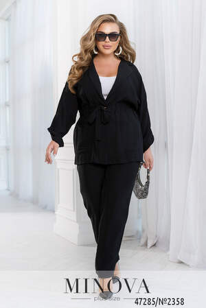 Костюм №2358-чорний