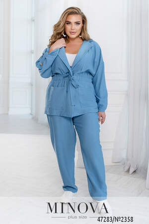 Костюм №2358-блакитний