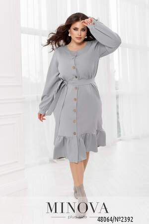 Сукня №2392-сірий