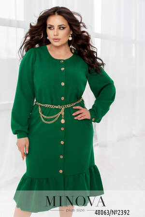 Сукня №2392-зелений