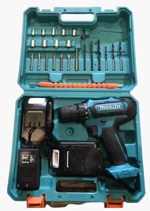 Шуруповерт Makita 550 DWE (24V, 5.0AH) с набором инструментов, запасной аккумулятор Шуруповерт Makita 550 DWE (24V, 5.0AH) с набором инструментов, запасной аккумулятор