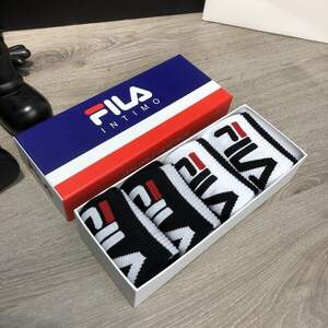 Набор носков Fila Pack 4 White/Black Набор носков Fila Pack 4 White/Black