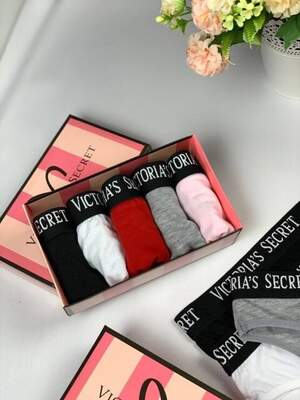 Набор женских трусов Victoria's Secret Sleep Черный, Красный, Серый, Белый, Розовый wu082 Набор женских трусов Victoria's Secret Sleep Черный, Красный, Серый, Белый, Розовый wu082