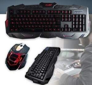 Клавиатура с мышкой игровая с подсветкой клавиш Atlanfa AT-V100 Клавиатура с мышкой игровая с подсветкой клавиш Atlanfa AT-V100