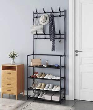 Универсальная вешалка для одежды New simple floor clothes rack size 60X29.5X151 см Универсальная вешалка для одежды New simple floor clothes rack size 60X29.5X151 см