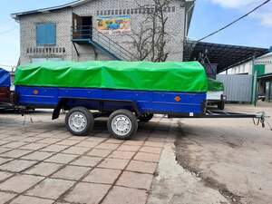 Новый двухосный прицеп 3800х1800 Новый двухосный прицеп 3800х1800