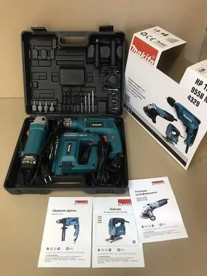 Комплект Makita 3 в 1 Дрель, лобзик, Болгарка / Макита три в одном Комплект Makita 3 в 1 Дрель, лобзик, Болгарка / Макита три в одном