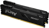 МОДУЛЬ ПАМ'ЯТІ ДЛЯ КОМП'ЮТЕРА DDR4 16GB 3200 MHZ FURY BEAST BLACK KINGSTON FURY (EX.HYPERX) (KF432C16BB1/16)