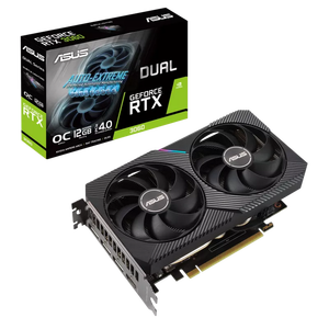 Видеокарта Asus GeForce RTX 3060 Dual OC 12288MB (DUAL-RTX3060-O12G-V2)