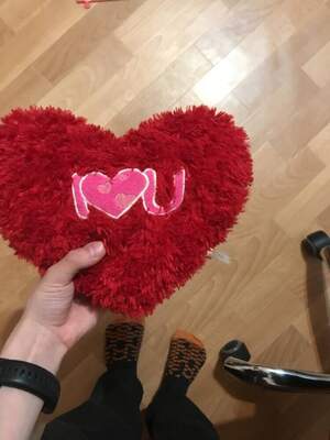 Сердечко м'яка іграшка