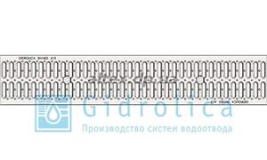 Решетка водоотводная DN150 ячеистая, стальная оцинкованная, A15 - B125, 1 метр Решетка водоотводная DN150 ячеистая, стальная оцинкованная, A15 - B125, 1 метр