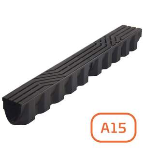 Комплект MAX DRAIN SLIM Z А15 канал з решіткою L1000/H87/B96