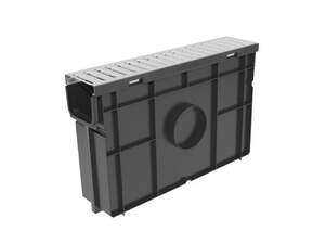 Пісковловлювач з оцинкованою решіткою, серія Лайт DN 90, комплект.