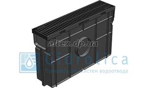 Пісковловлювач з пластиковою решіткою, серія Лайт DN 90, комплект.