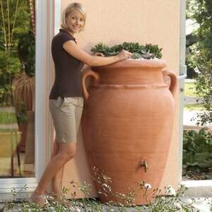 Ємність Амфора Антична пристінна, 260 л артикул 211603 теракот