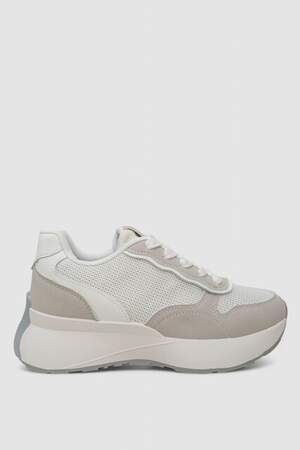 Кросівки жіночі, колір біло-сірий, 248RXM110